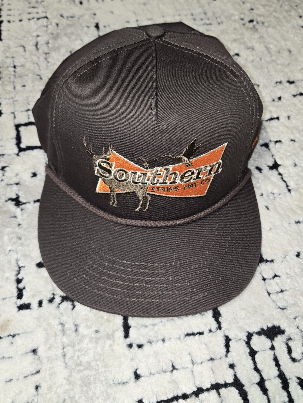 Southern String Hat Co Brown Adjustable Snapback Hat Men Outdoor Hunting New